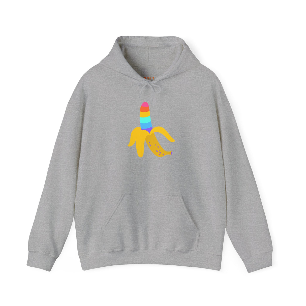 Banana Rainbow Cozy Pullover Sweatshirt