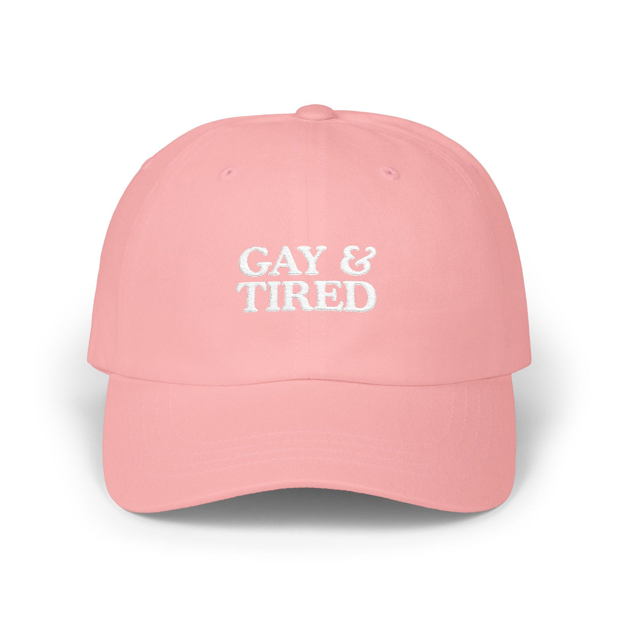 Gay & Tired Classic Dad Cap - Casual Adjustable Hat