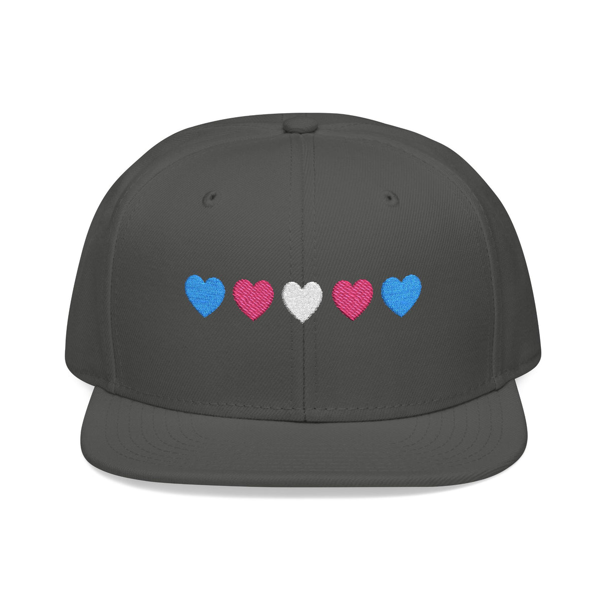 Trans Heart Snapback – Structured Fit, Unshakable Pride