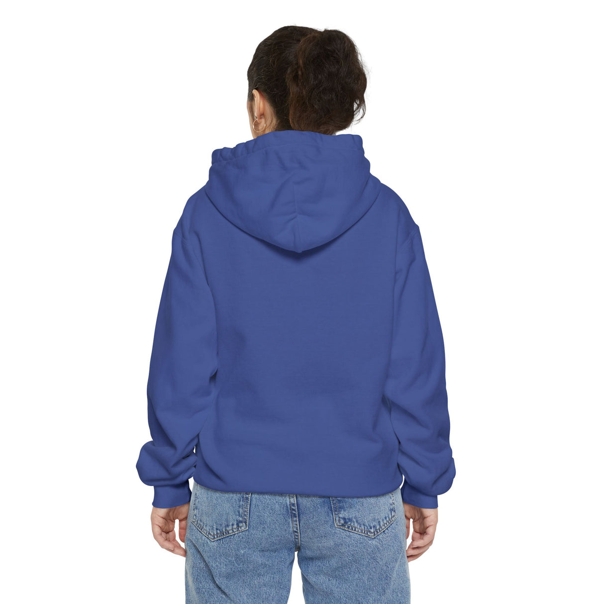 Exhausted American Unisex Garment-Dyed Hoodie - Casual Comfort for Everyday Wear