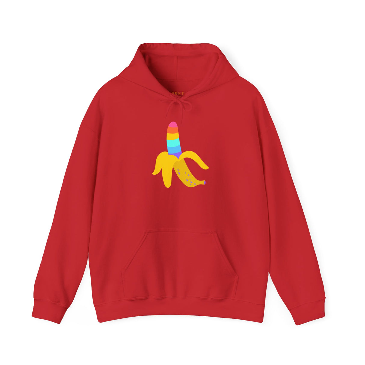 Banana Rainbow Cozy Pullover Sweatshirt