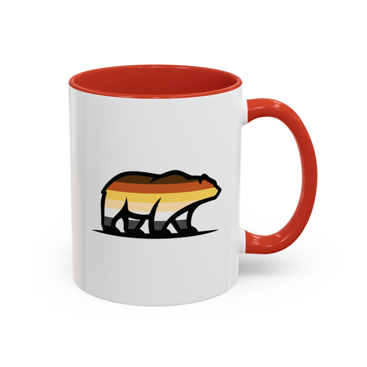 Big Bear Icon Accent Coffee Mug - 11oz & 15oz Options