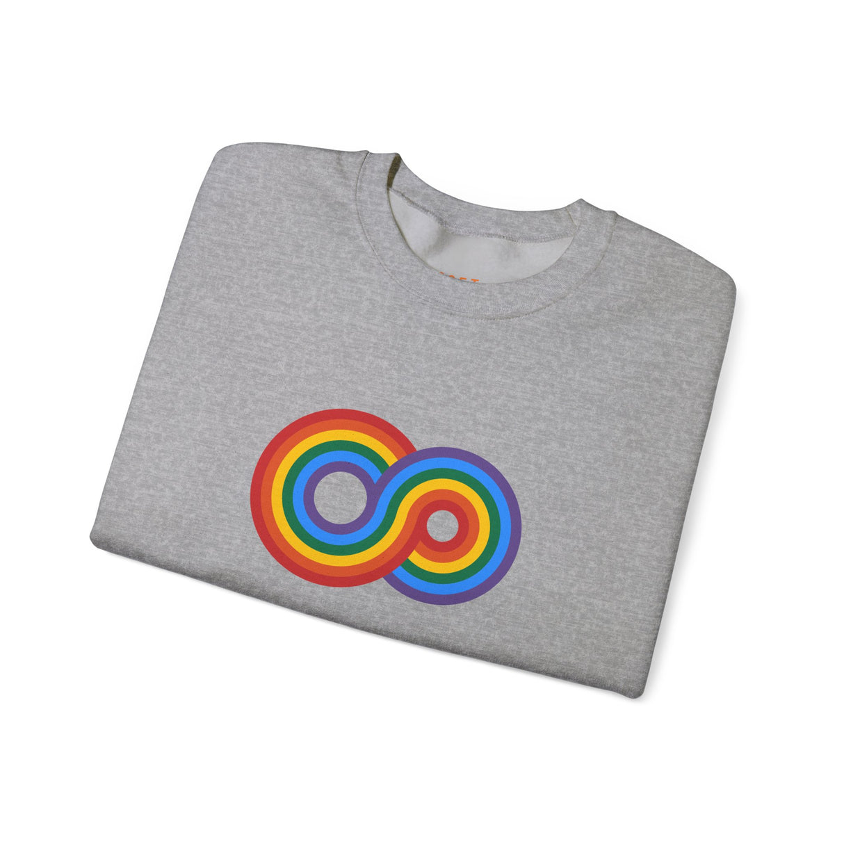 Gayfinity Rainbow Medium Weight Sweatshirt – Cozy Fit, Infinite Pride