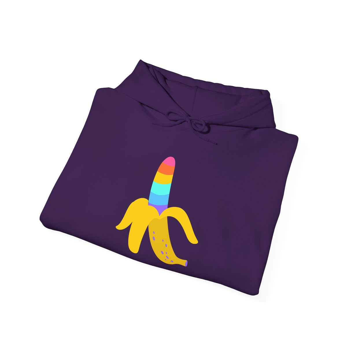 Banana Rainbow Cozy Pullover Sweatshirt