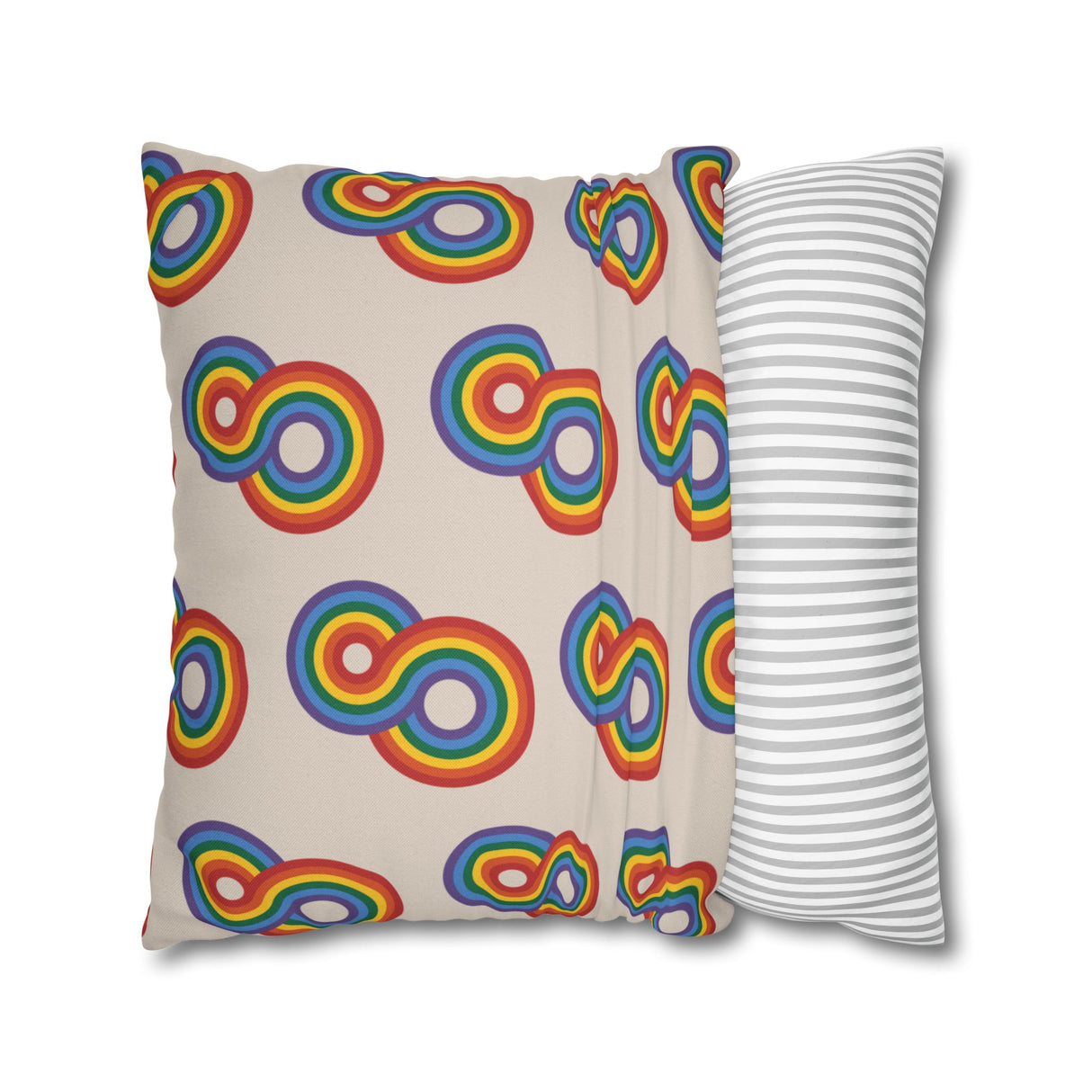 Gayfinity Rainbow Pillow Cover – Soft Touch, Infinite Vibes
