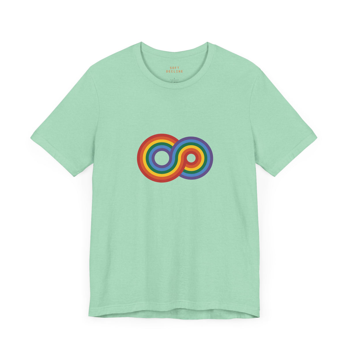 Gayfinity Rainbow Lightweight Tee – Infinite Pride, Everyday Softness