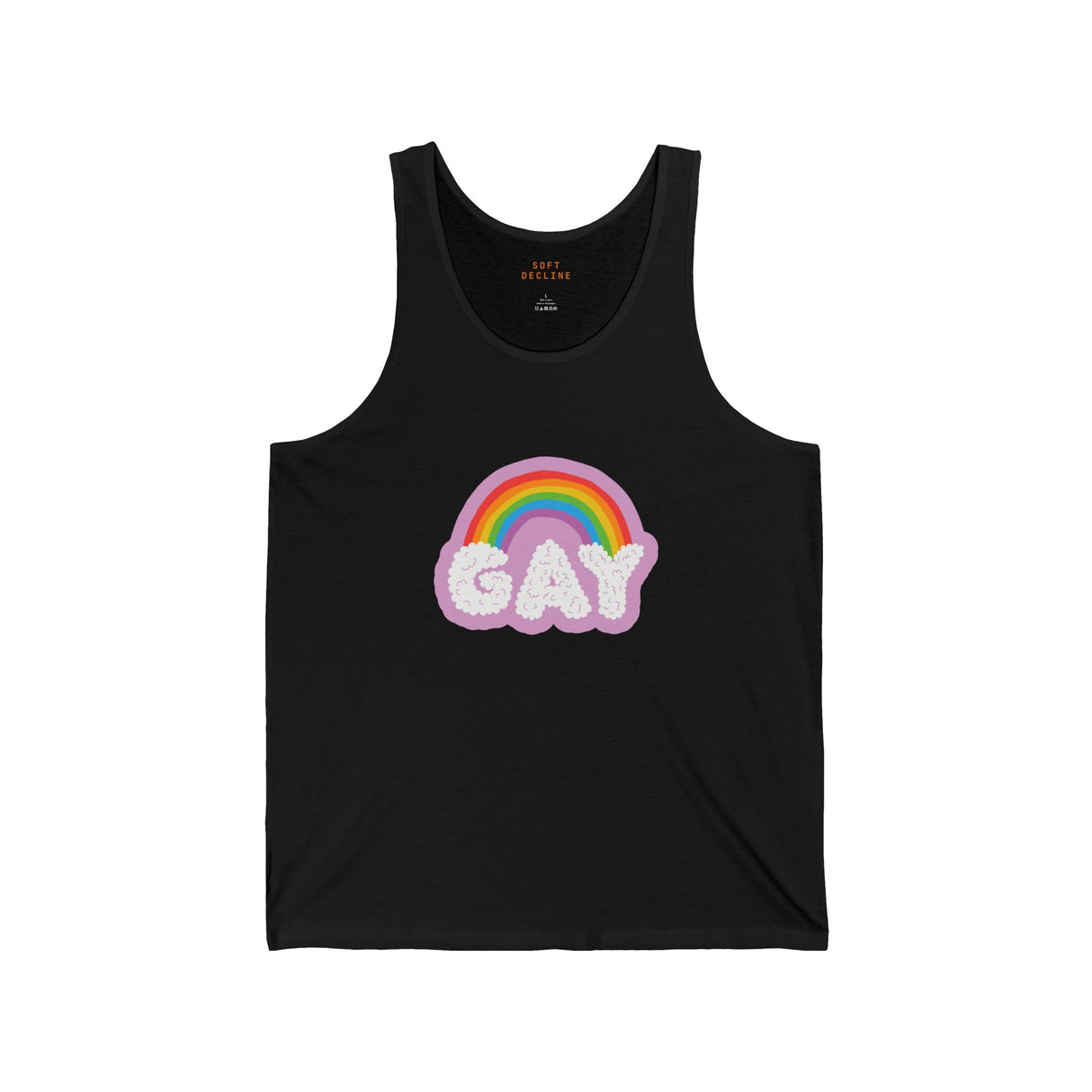 Gay Cloud Tank – Chill, Sunny, and Very Out