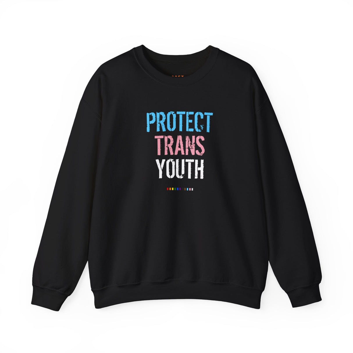 Protect Trans Youth 2025 Crewneck – Warm Layers, Urgent Truth