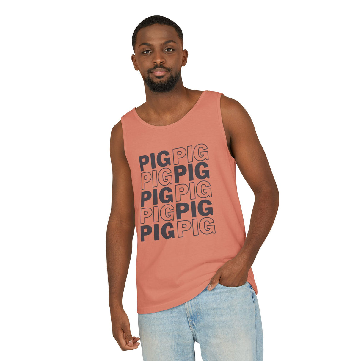 Pig Pattern Tank Top