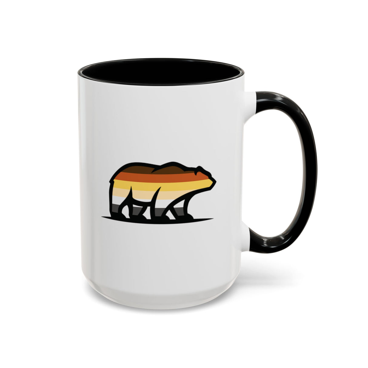 Big Bear Icon Accent Coffee Mug - 11oz & 15oz Options