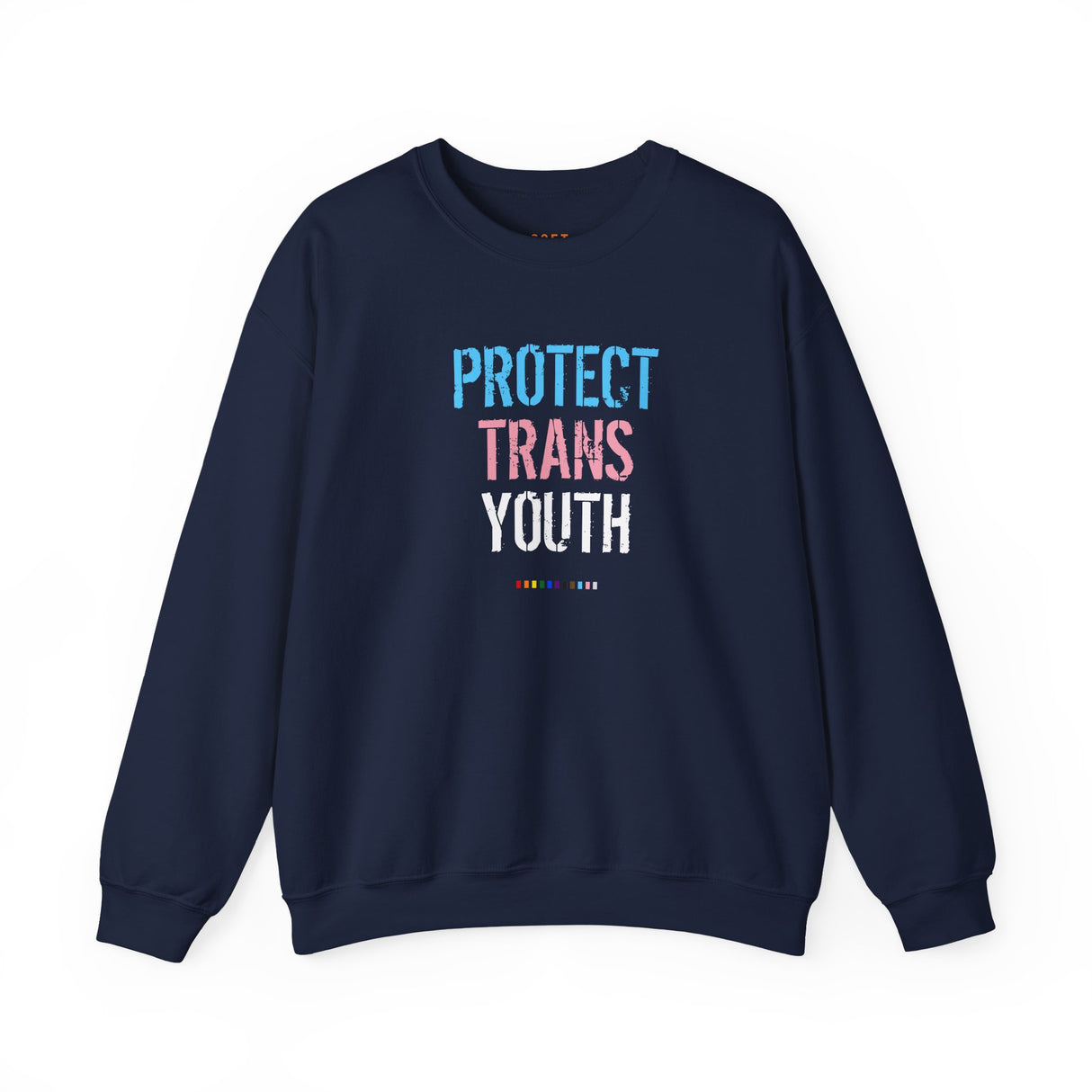 Protect Trans Youth 2025 Crewneck – Warm Layers, Urgent Truth