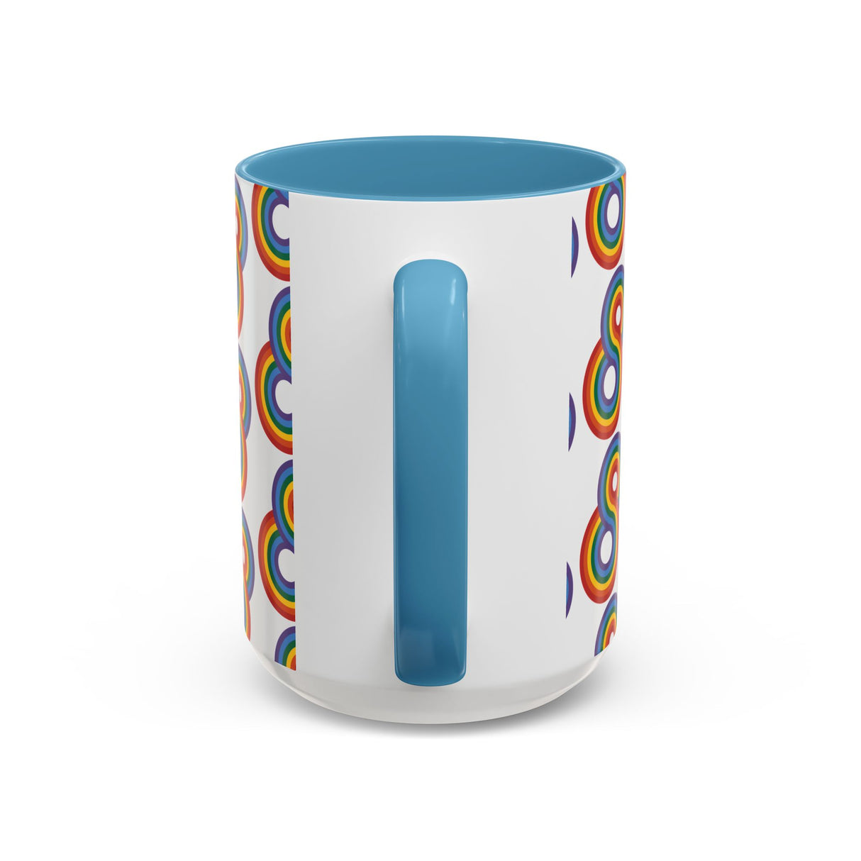 Gayfinity Rainbow Accent Mug – Infinite Pride, One Sip at a Time – 11oz & 15oz Options