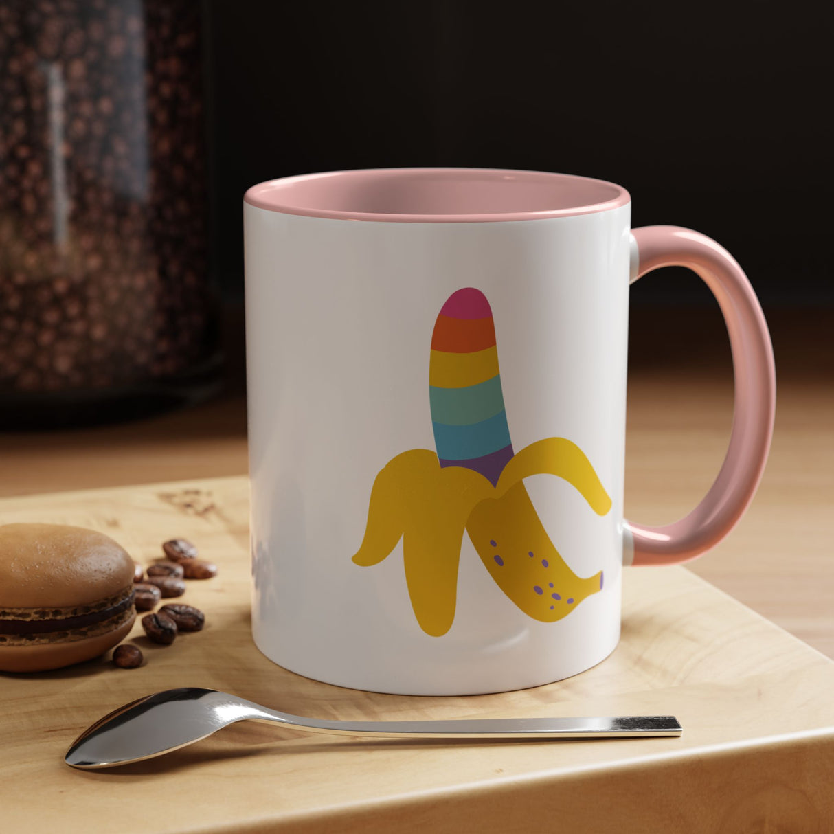 Rainbow Banana Coffee Mug - 11oz & 15oz Options