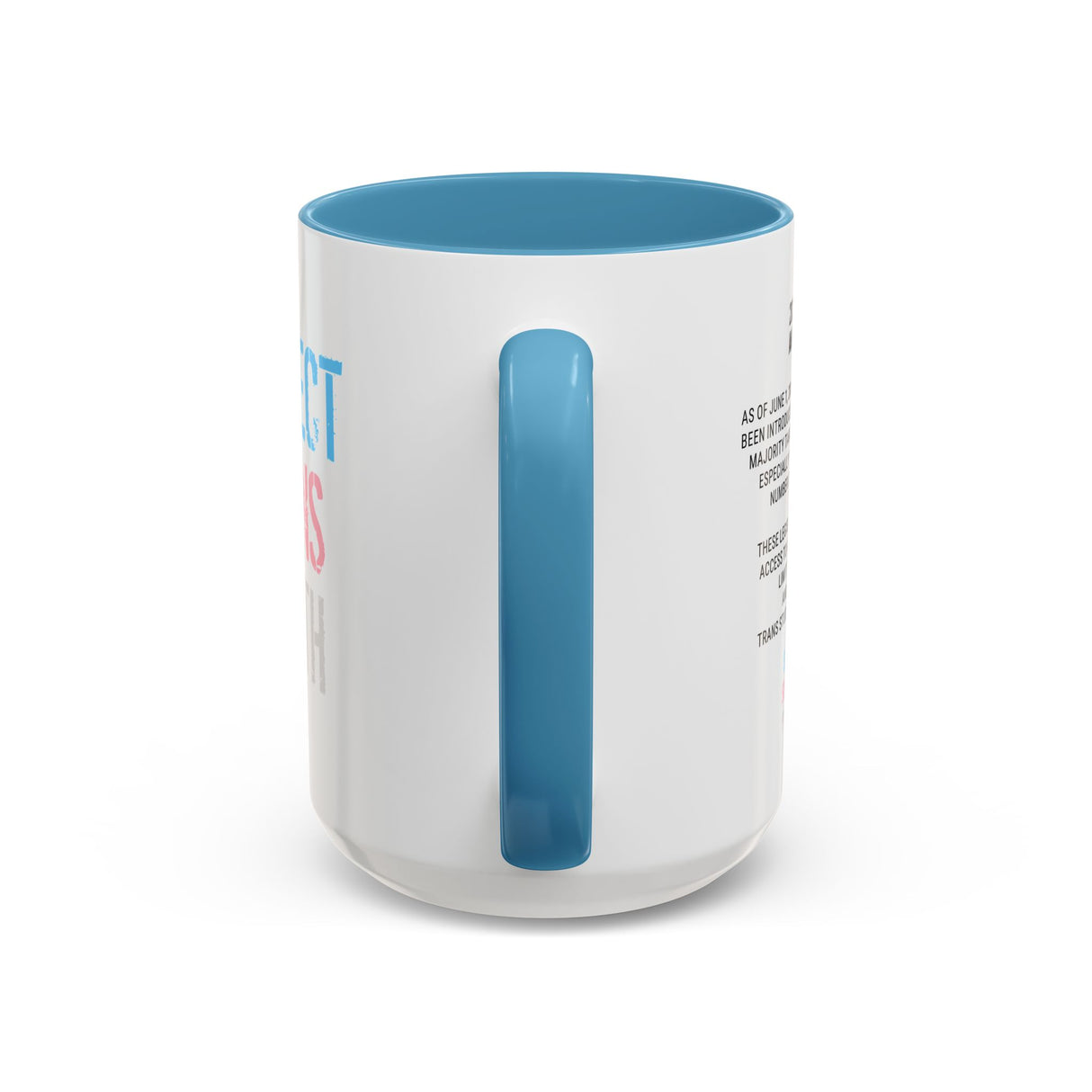 2025 Protect Trans Youth Accent Mug – Sip With Purpose