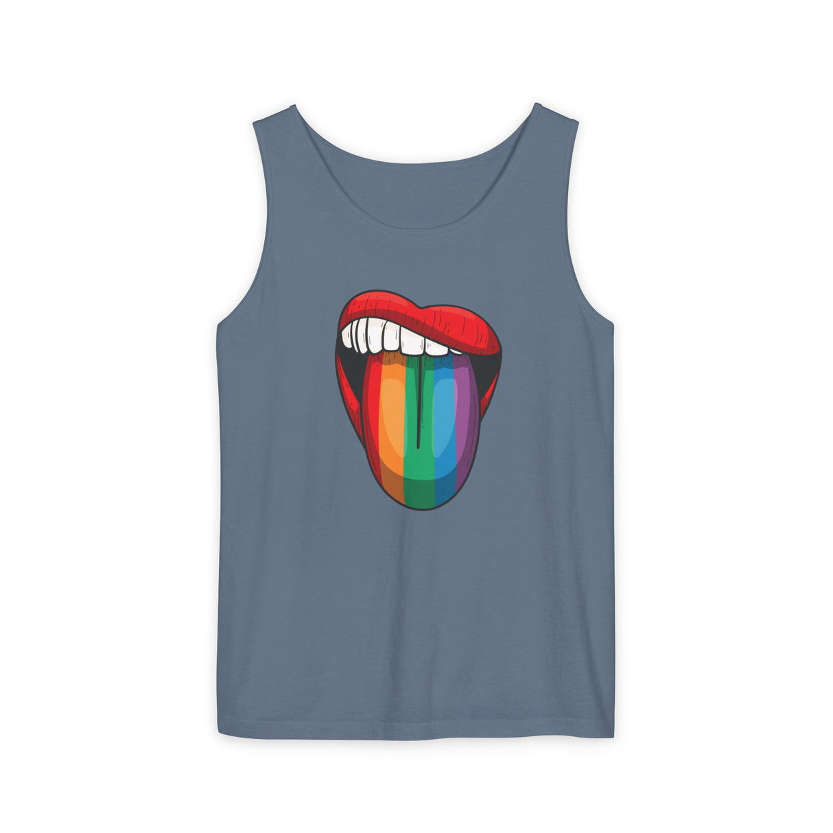 Rainbow Lick Tank Top Medium Weight
