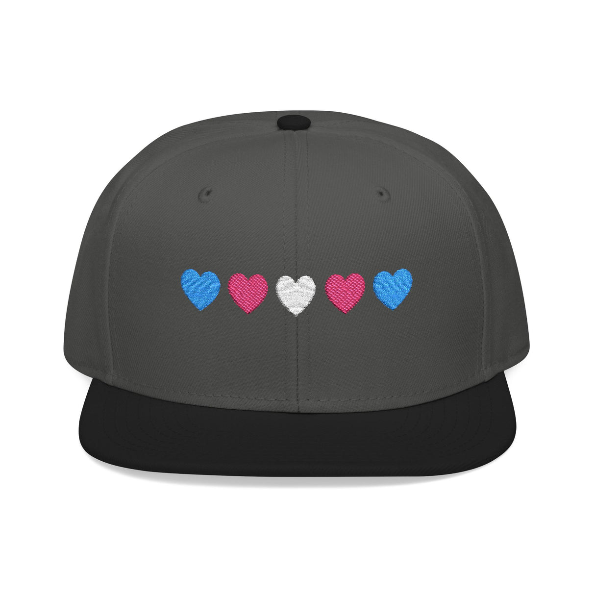 Trans Heart Snapback – Structured Fit, Unshakable Pride