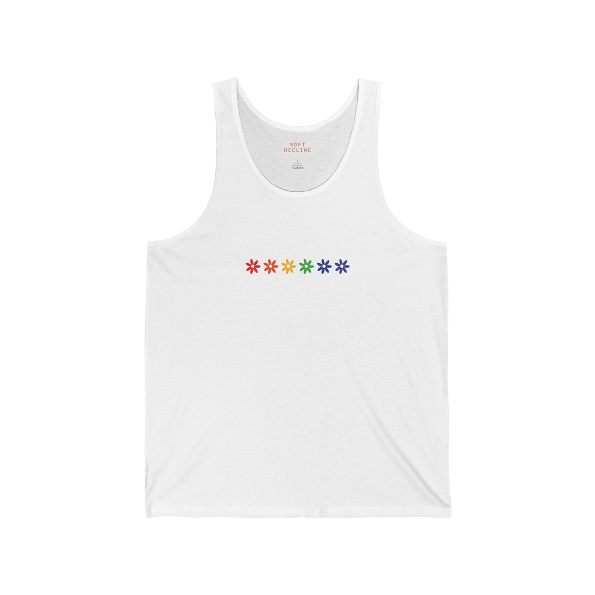 Rainbow Flowers Tank – Petal-Soft and Powerfully Queer