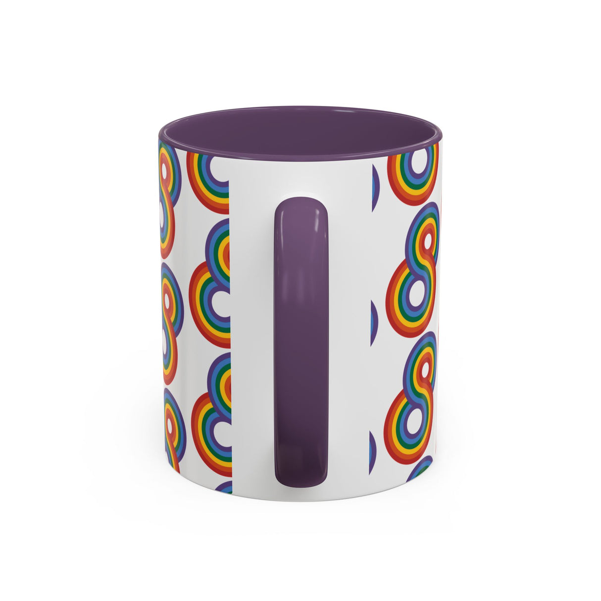 Gayfinity Rainbow Accent Mug – Infinite Pride, One Sip at a Time – 11oz & 15oz Options