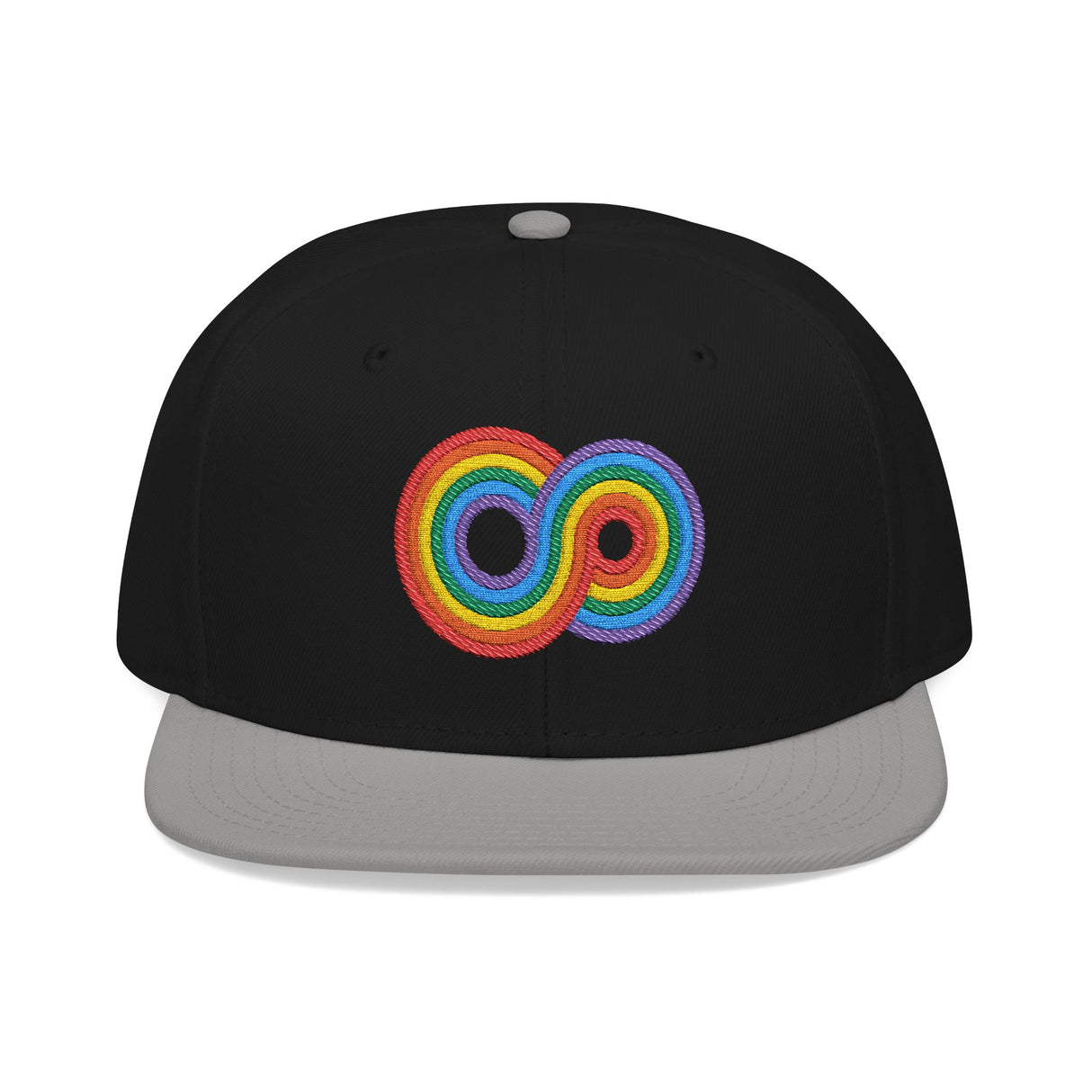 Gayfinity Rainbow Snapback – Structured Style, Infinite Pride