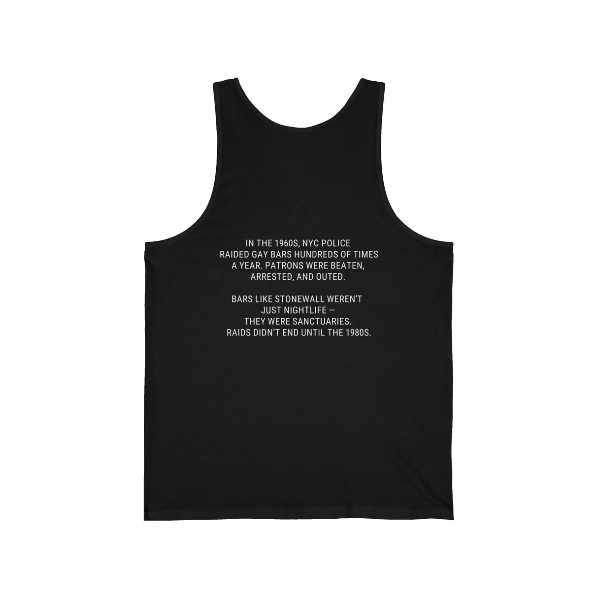 They Raided Our Bars Lightweight Tank – Bare Shoulders, Bold History