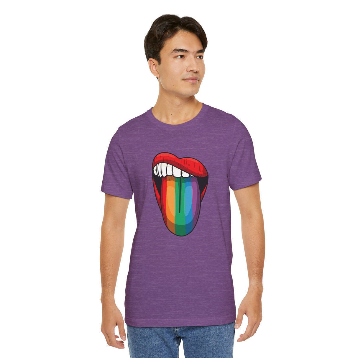 Rainbow Lick Icon Jersey Tee