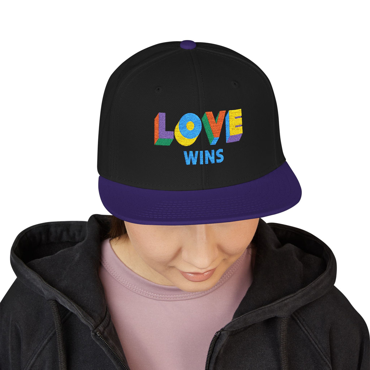 Love Wins Embroidered Hat – Bold Thread, Big Truth
