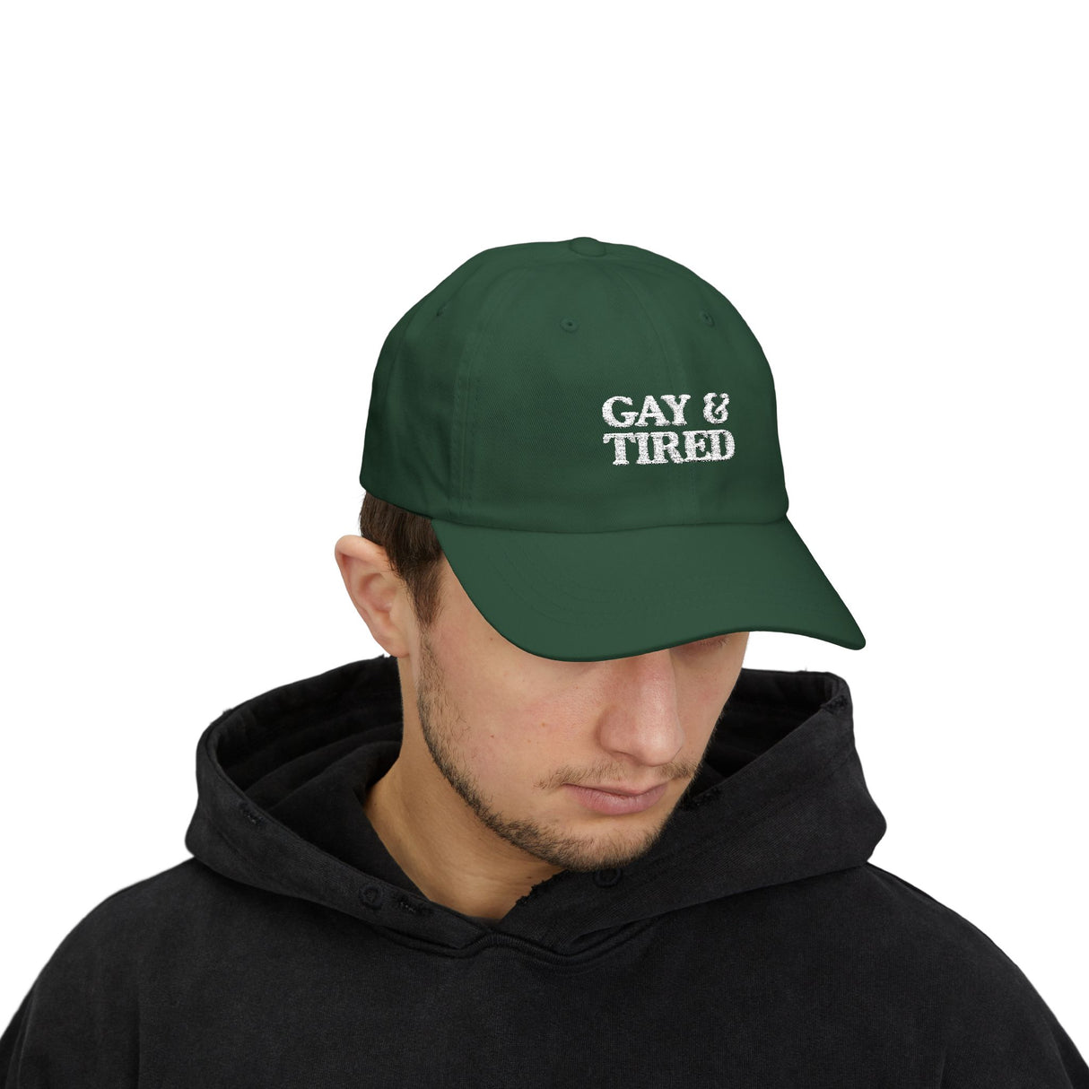 Gay & Tired Classic Dad Cap - Casual Adjustable Hat