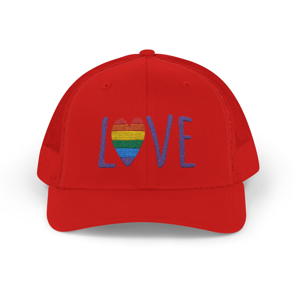 LOVE Rainbow Snapback Trucker Cap