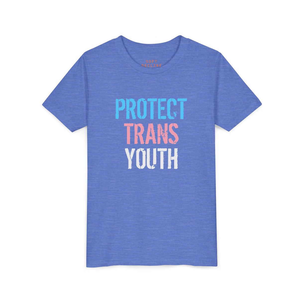2025 Protect Trans Youth Lightweight Tee – Youth Sizing – Soft Fit, Urgent Message