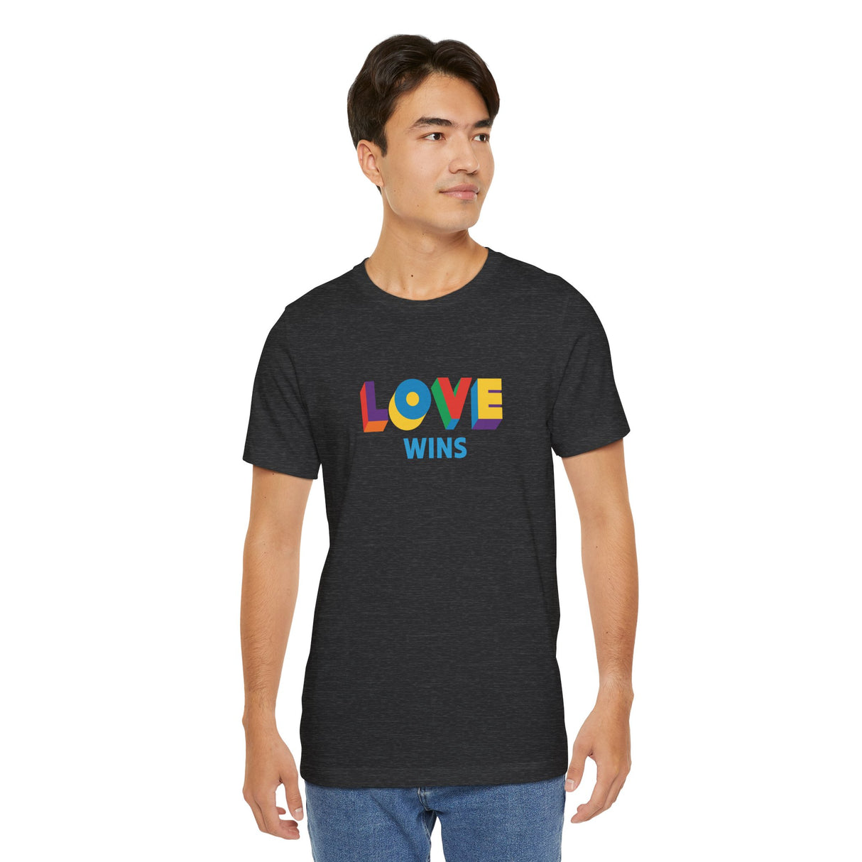 Love Wins Lightweight Tee – Soft Fit, Strong Message