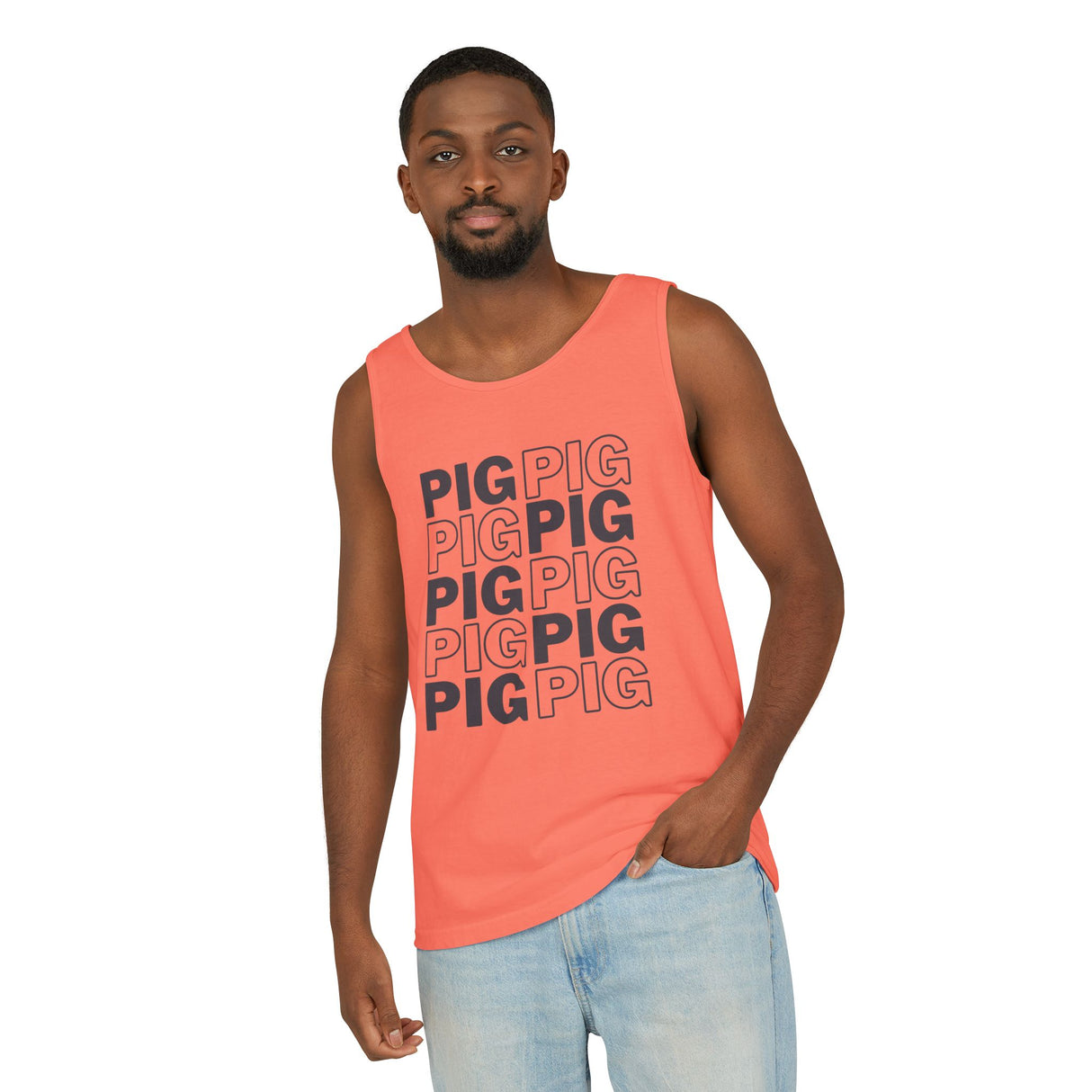 Pig Pattern Tank Top