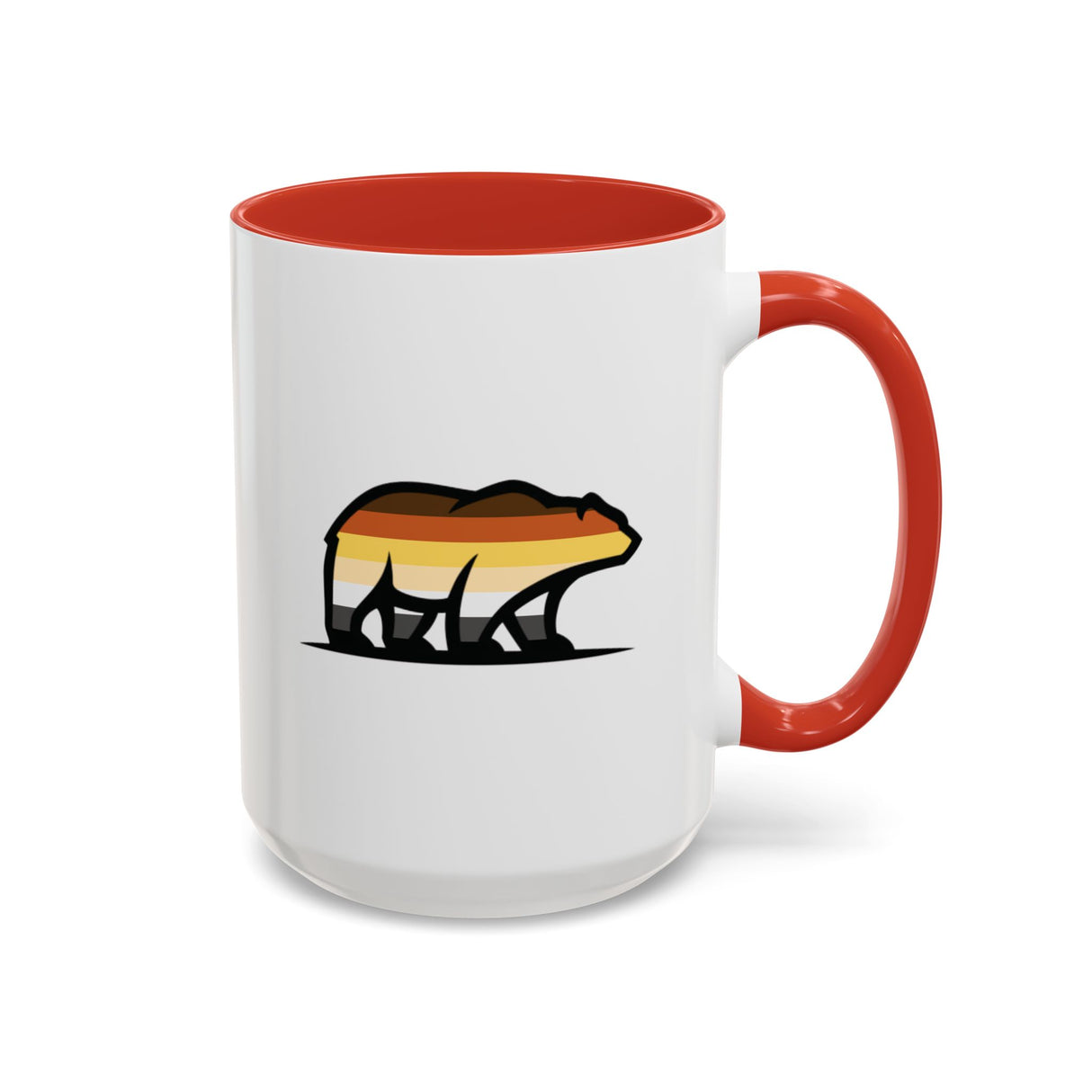 Big Bear Icon Accent Coffee Mug - 11oz & 15oz Options