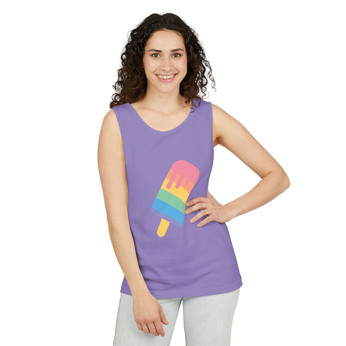Melting Point Popsicle Unisex Tank Top - Summer Vibes