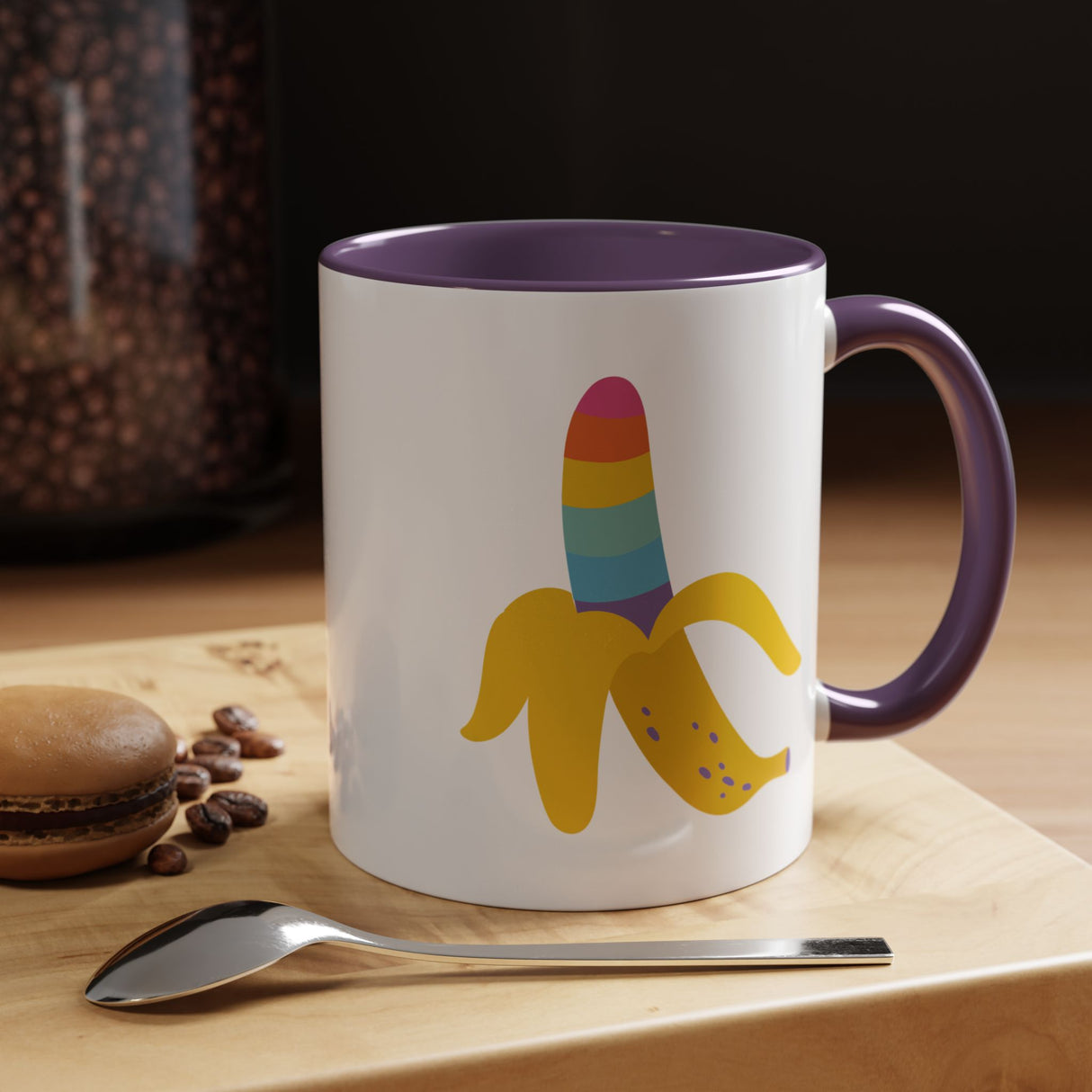 Rainbow Banana Coffee Mug - 11oz & 15oz Options