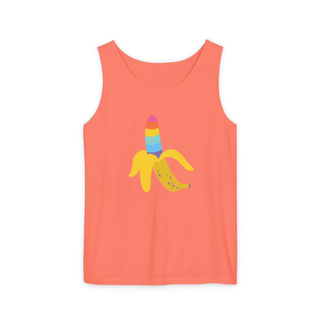 Banana Rainbow Tank Top Medium Weight