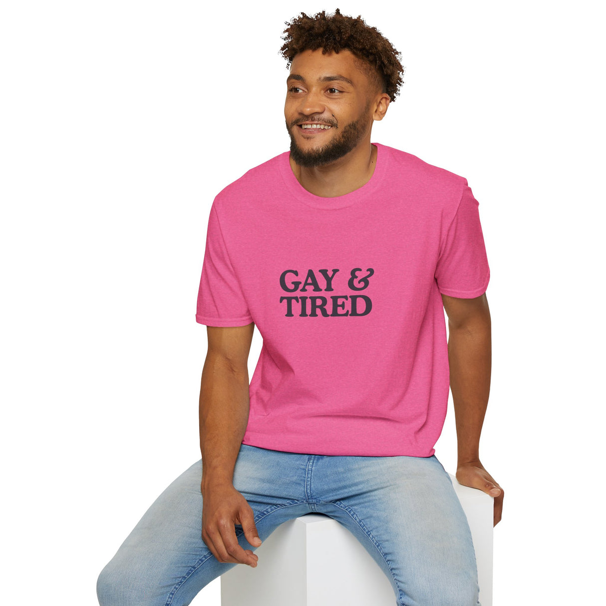 Gay & Tired Softstyle T-Shirt - Casual Comfort Tee for Everyday Wear