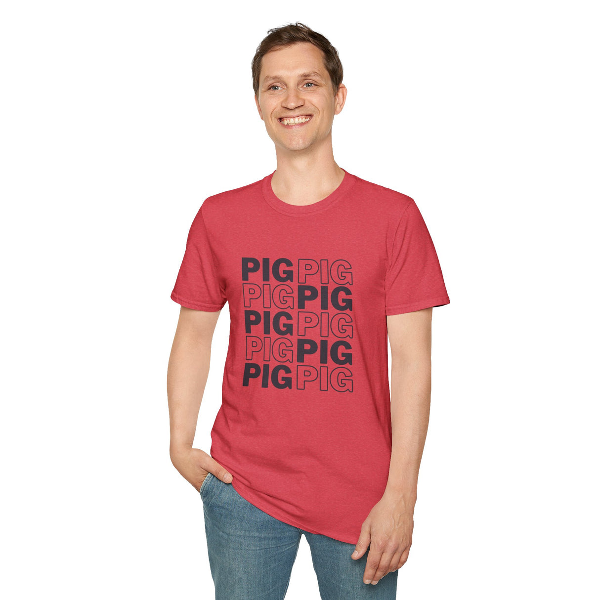 Pig Softstyle T-Shirt - Casual Comfort Tee for Everyday Wear