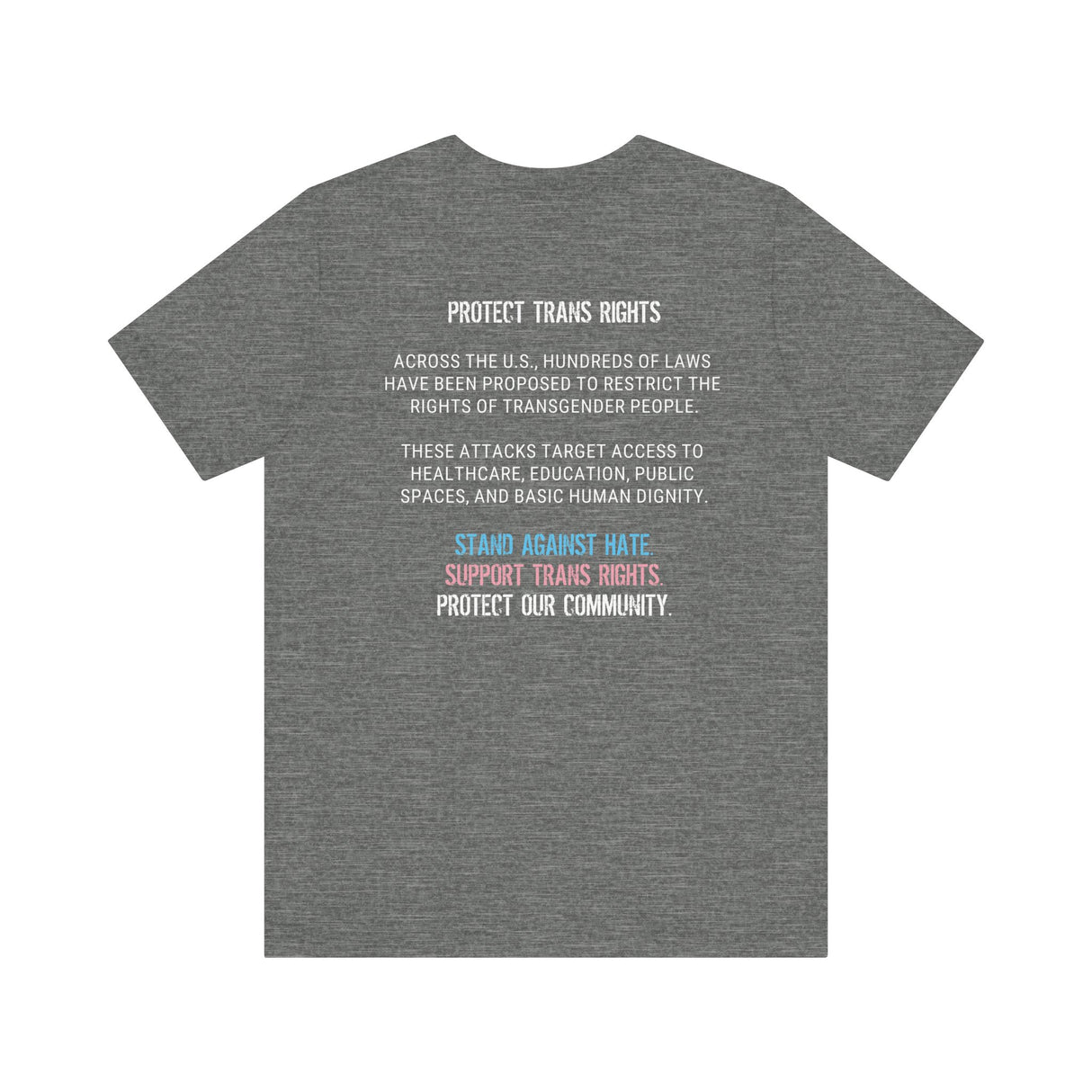 Protect Trans Rights 2025 Lightweight Tee – Soft Fabric, Hard Truth