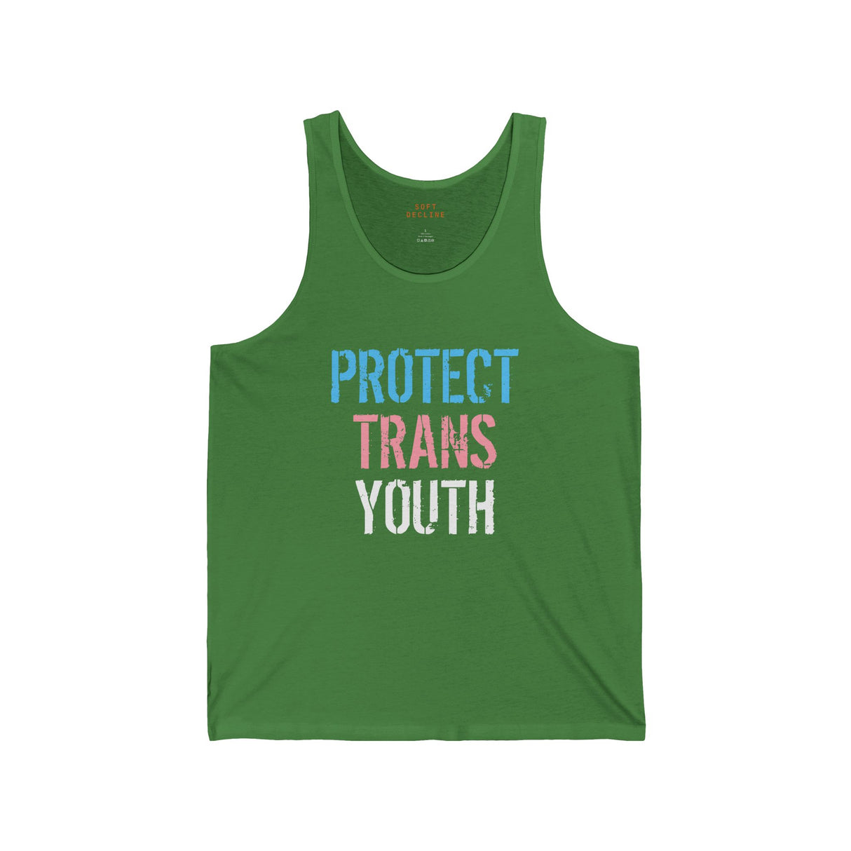 2025 Protect Trans Youth Lightweight Tank – Stay Cool, Stay Loud