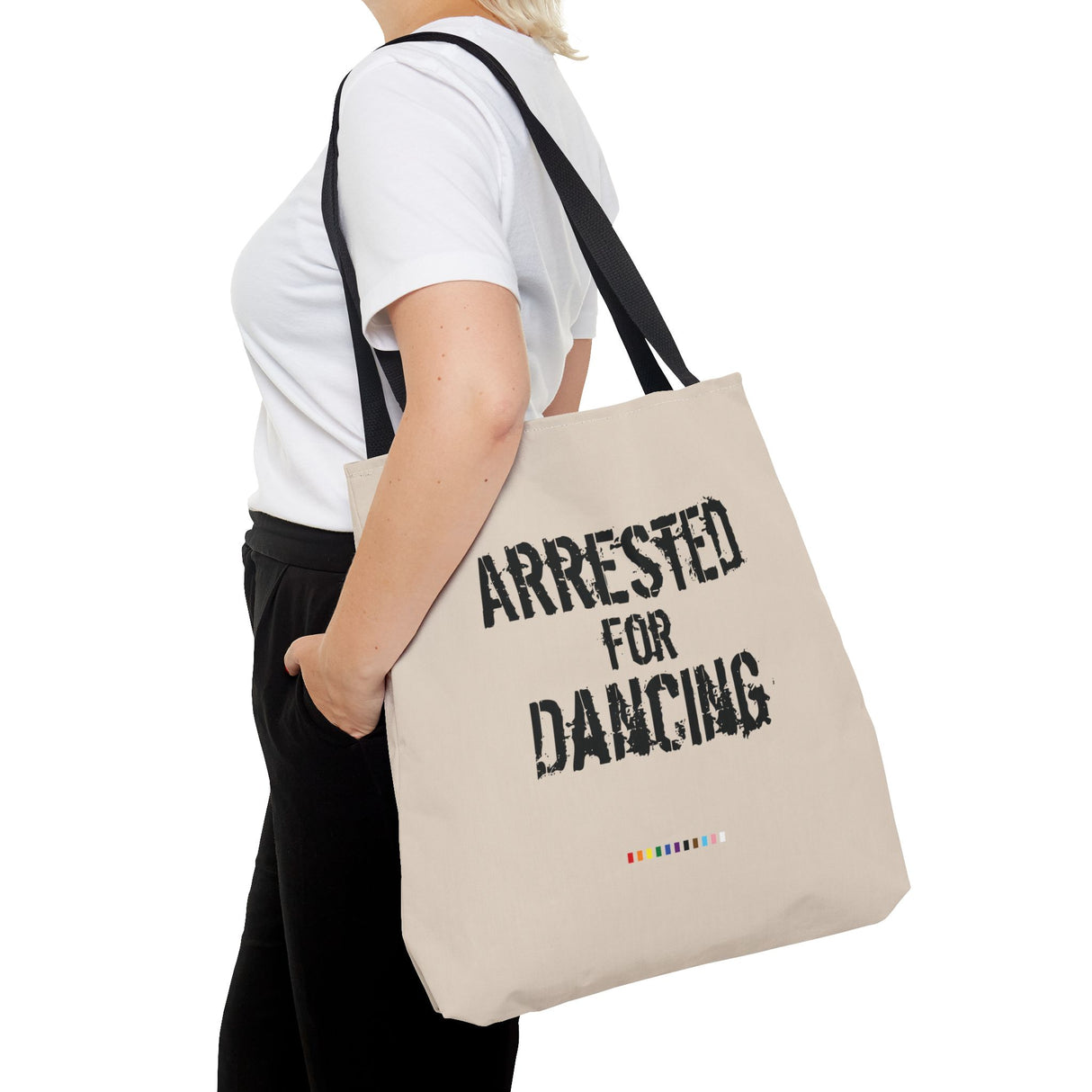 Arrested for Dancing Tote Bag – Joy Was a Crime
