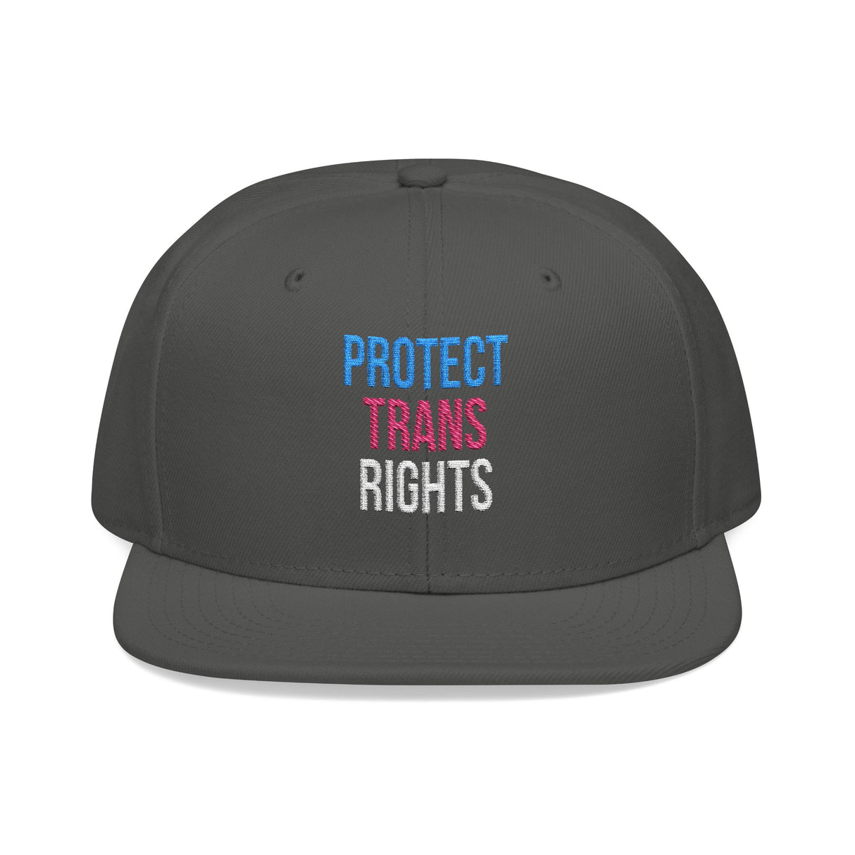 Protect Trans Rights 2025 Snapback Hat – Structured Fit, Unflinching Message