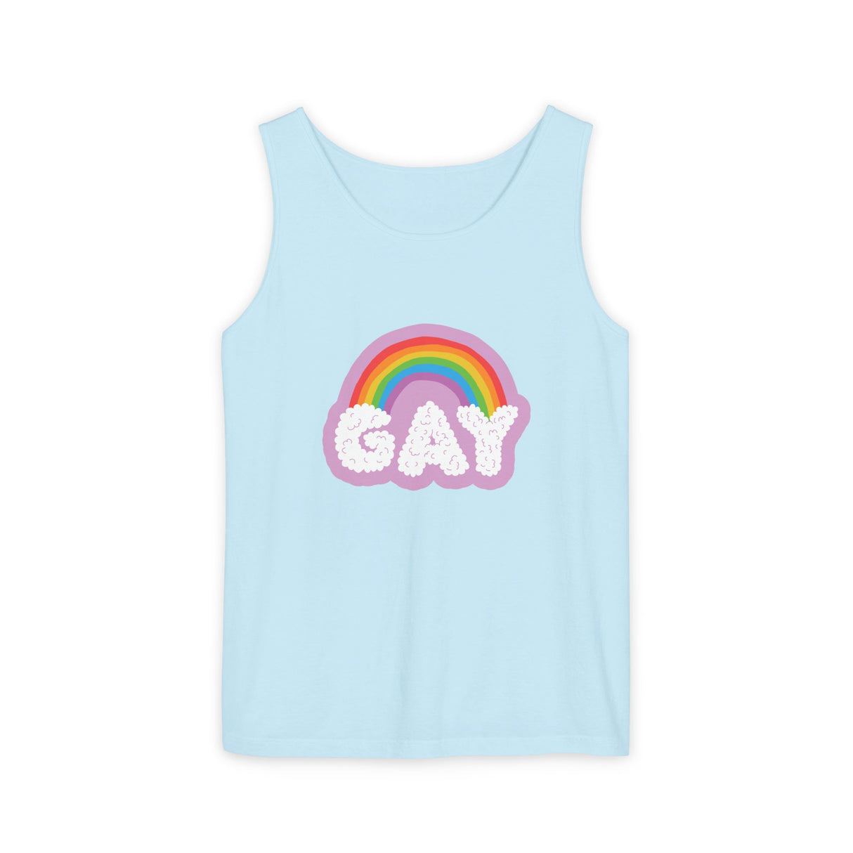 Gay Cloud Tank Top – Chill, Sunny, and Very Out