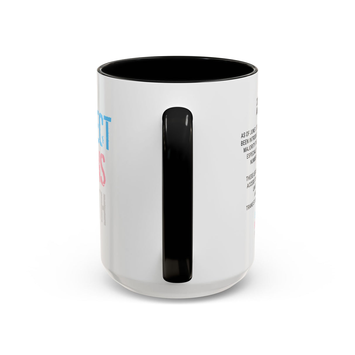 2025 Protect Trans Youth Accent Mug – Sip With Purpose