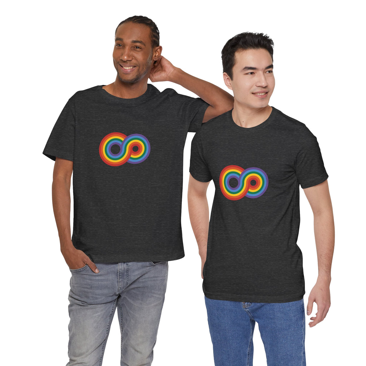 Gayfinity Rainbow Lightweight Tee – Infinite Pride, Everyday Softness