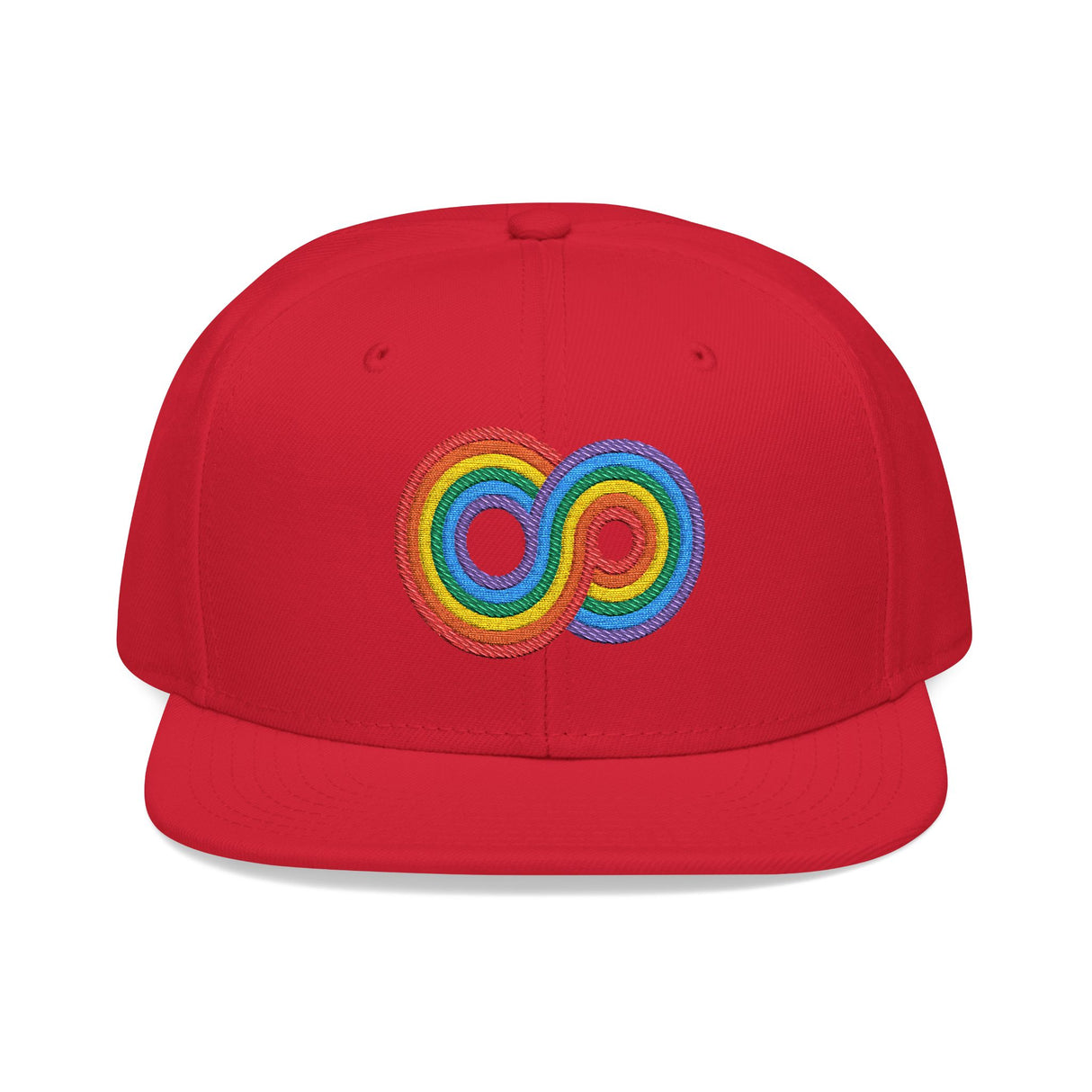 Gayfinity Rainbow Snapback – Structured Style, Infinite Pride