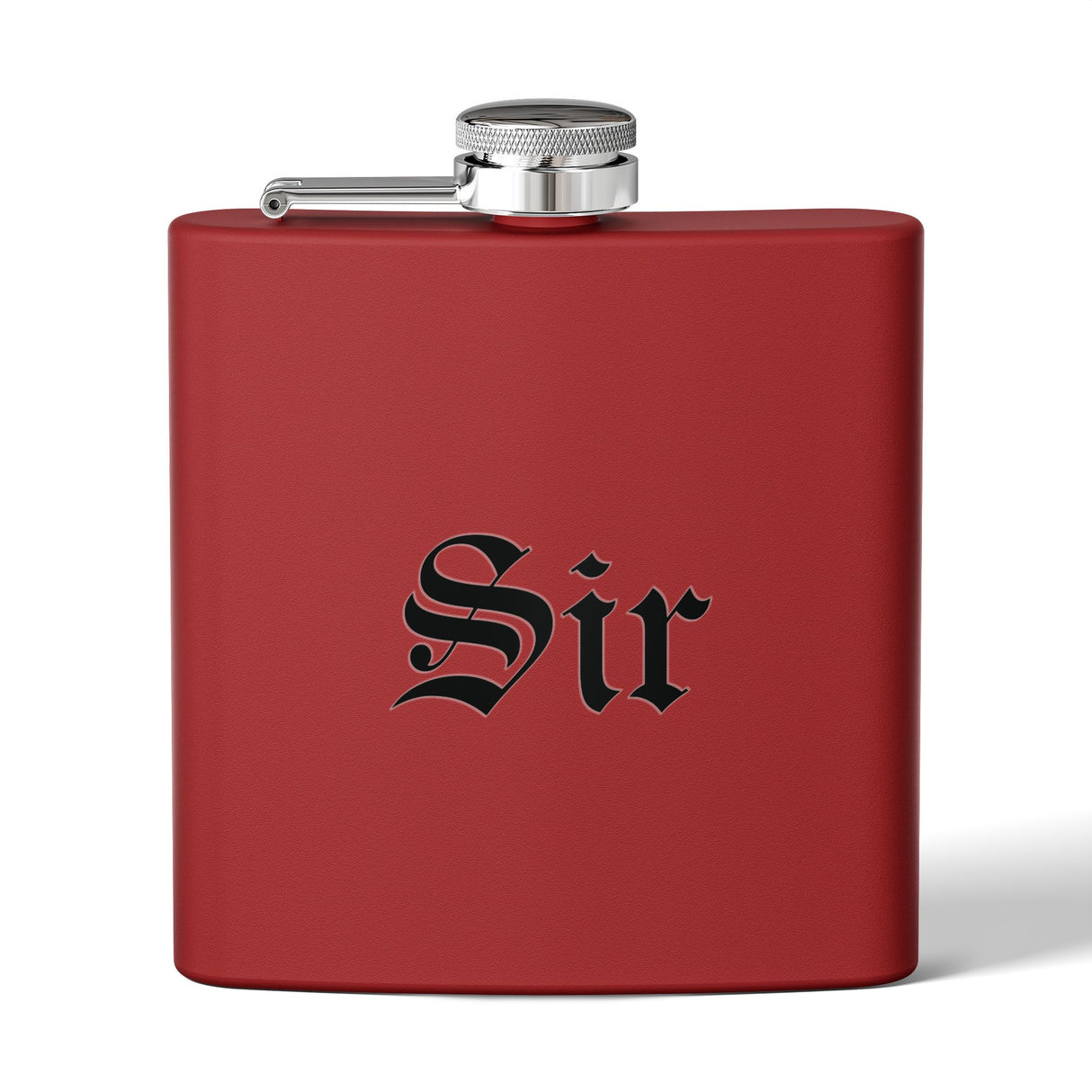 Sir Elegant Stainless Steel Flask - Inscription, Groomsmen Gift, Personalized Drinking Accessory, Classic Party Favor, Wedding Keepsake