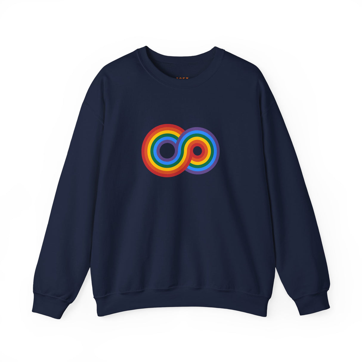 Gayfinity Rainbow Medium Weight Sweatshirt – Cozy Fit, Infinite Pride