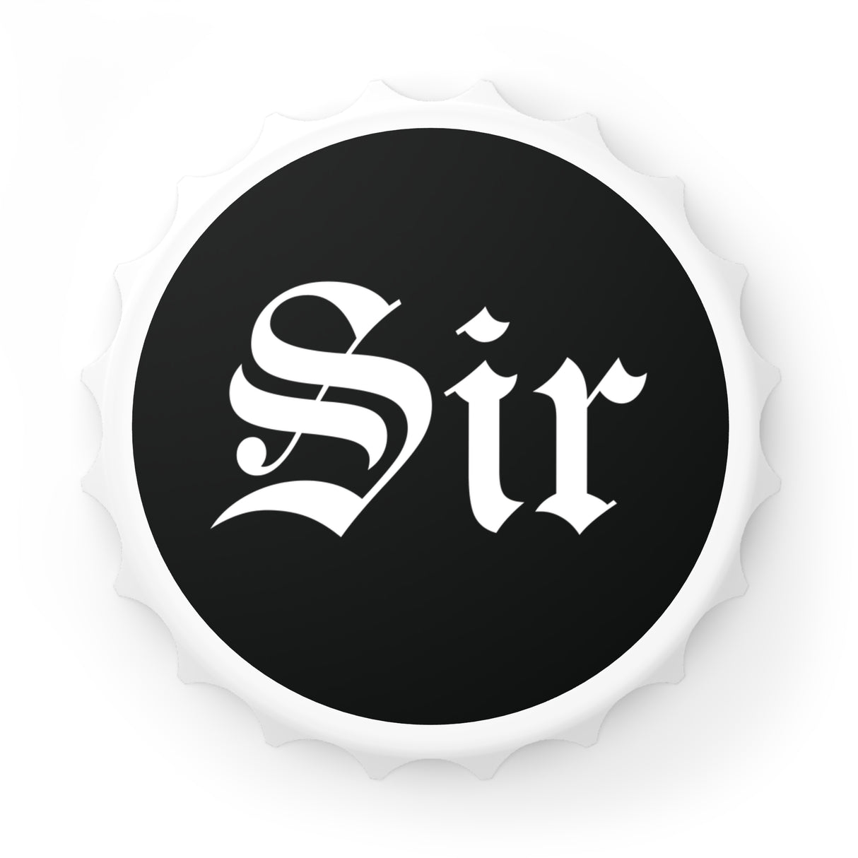 Sir Bottle Opener - Perfect Gift for Beer Lovers, Barware, Home Bar, Groomsmen Gift, Unique Kitchen Accessory