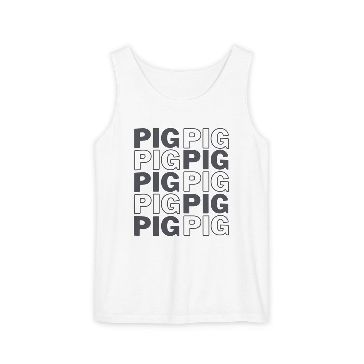 Pig Pattern Tank Top