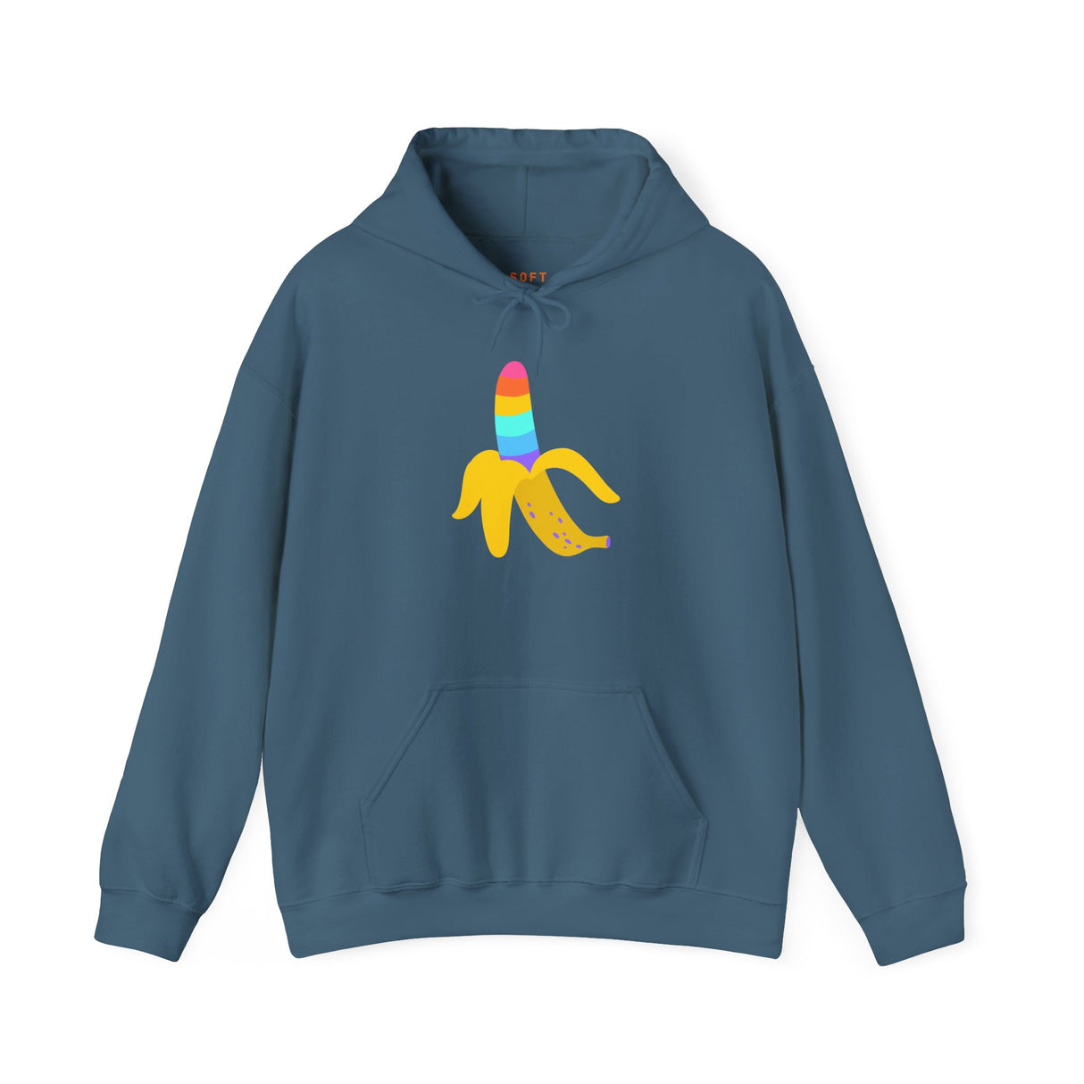 Banana Rainbow Cozy Pullover Sweatshirt